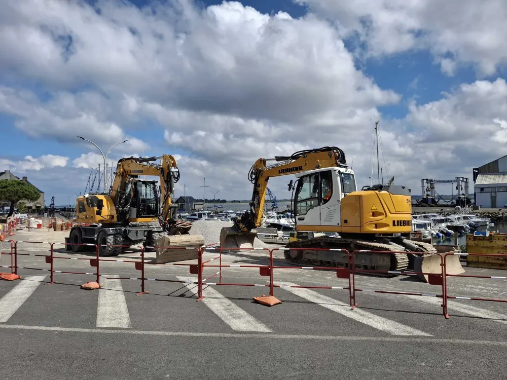 location engin avec chauffeur à Guérande